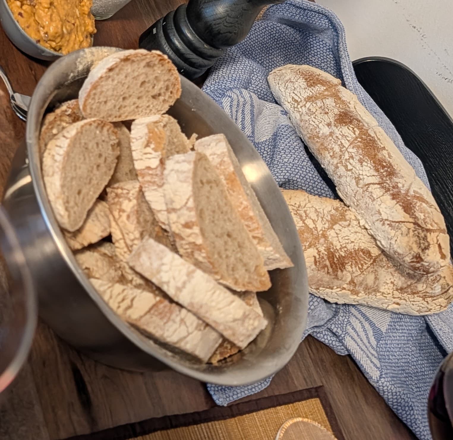 Rustic Spelt-Wheat Baguettes Rocely Recipe