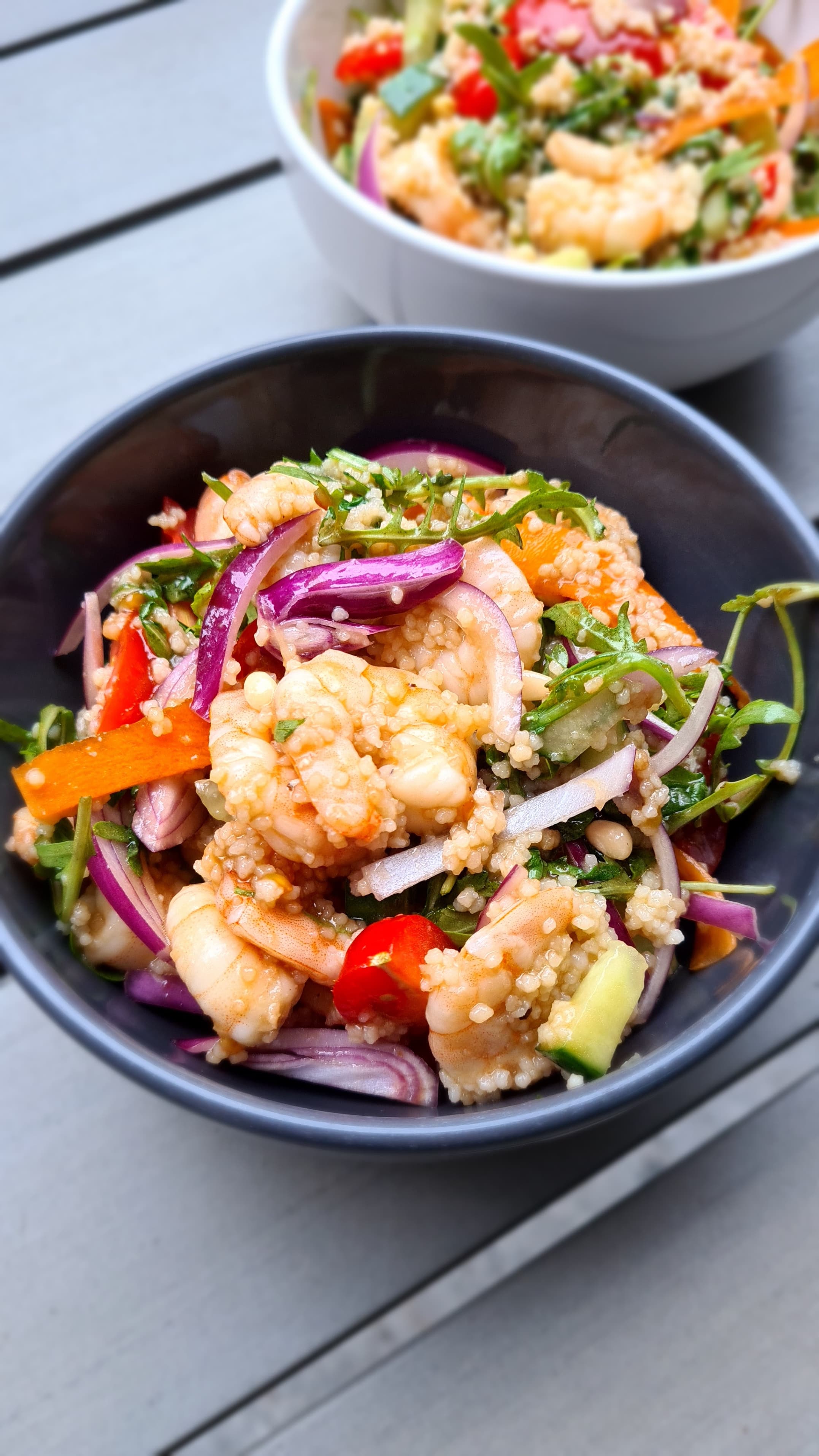 Couscous Salad with Shrimp Recipe Image