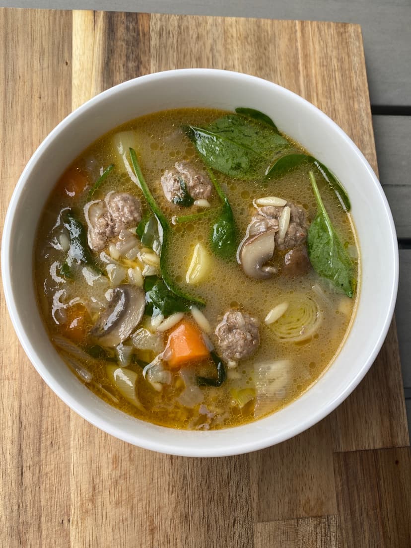 Hearty Autumn Soup with Meatballs and Coconut Milk Rocely Recipe