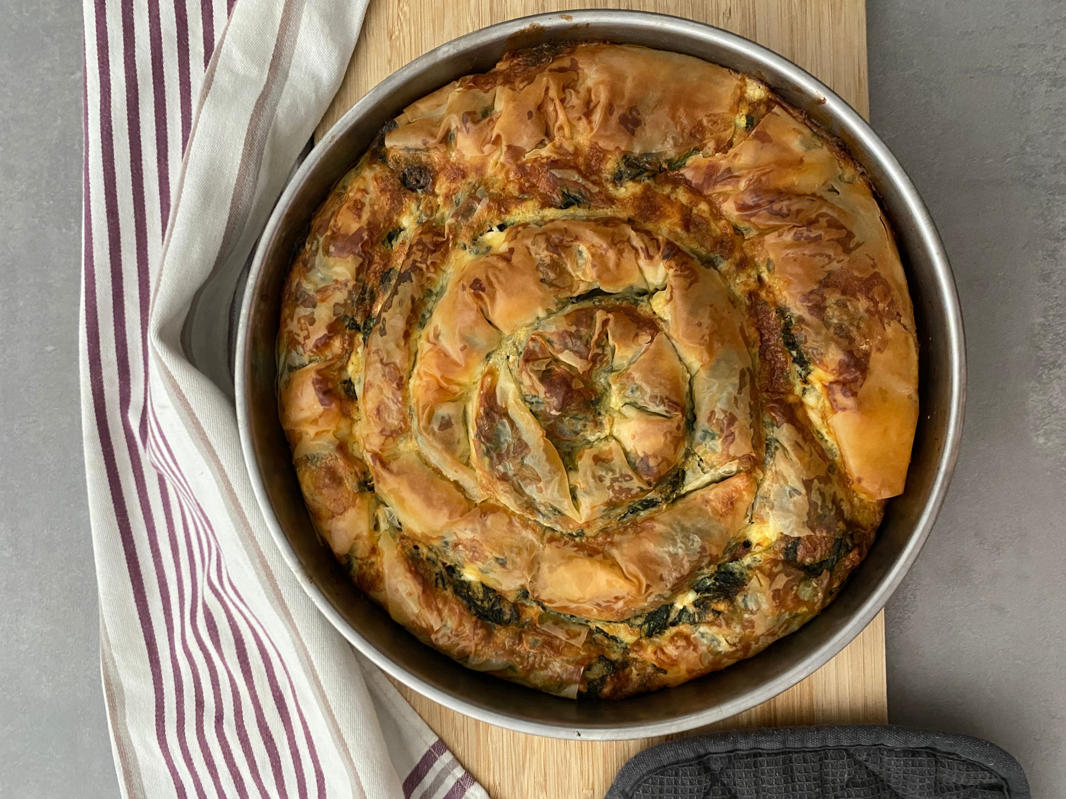 Spinach-Cheese Banitza Recipe Image