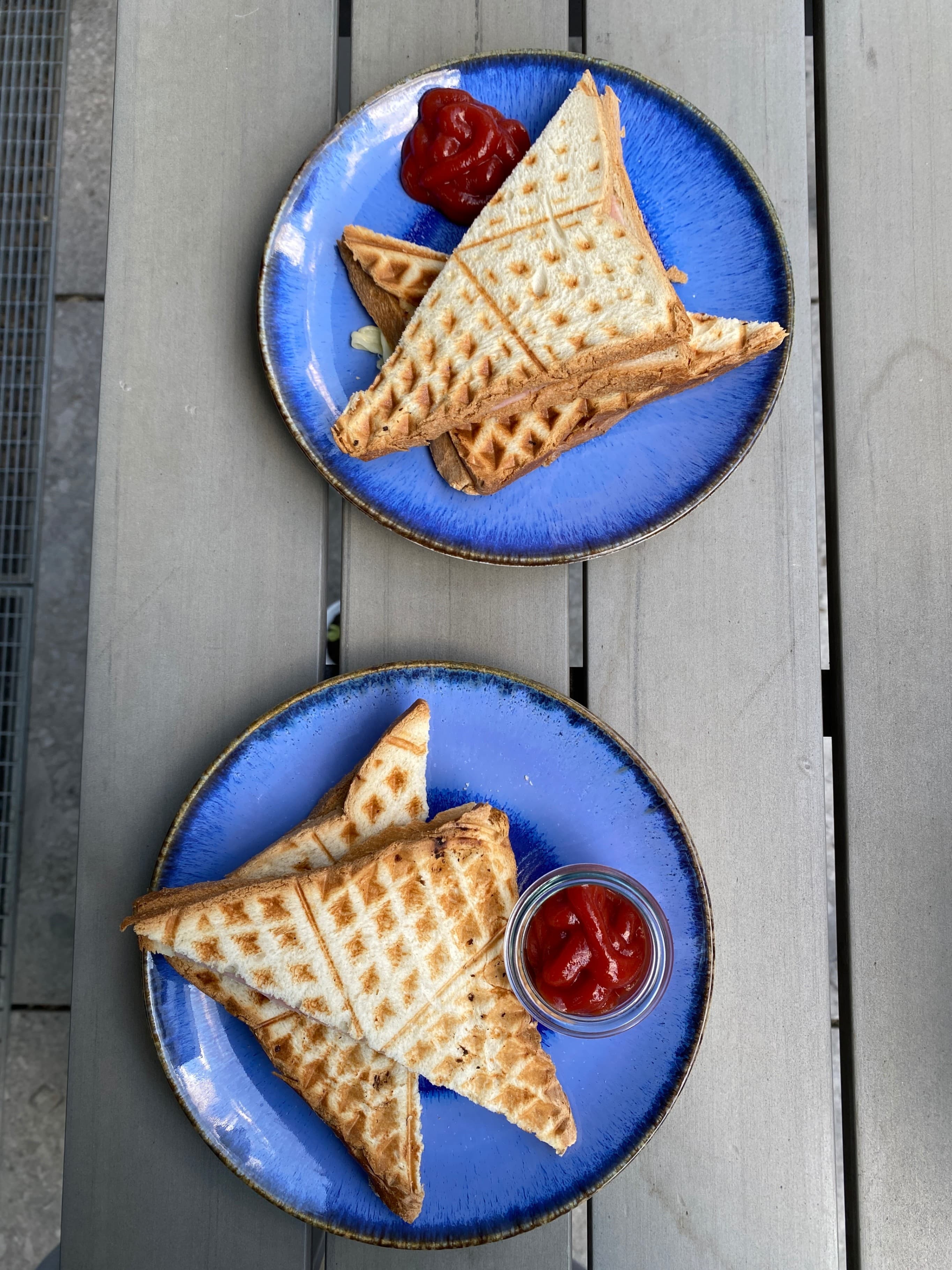 Ham and Cheese Toast Recipe Image