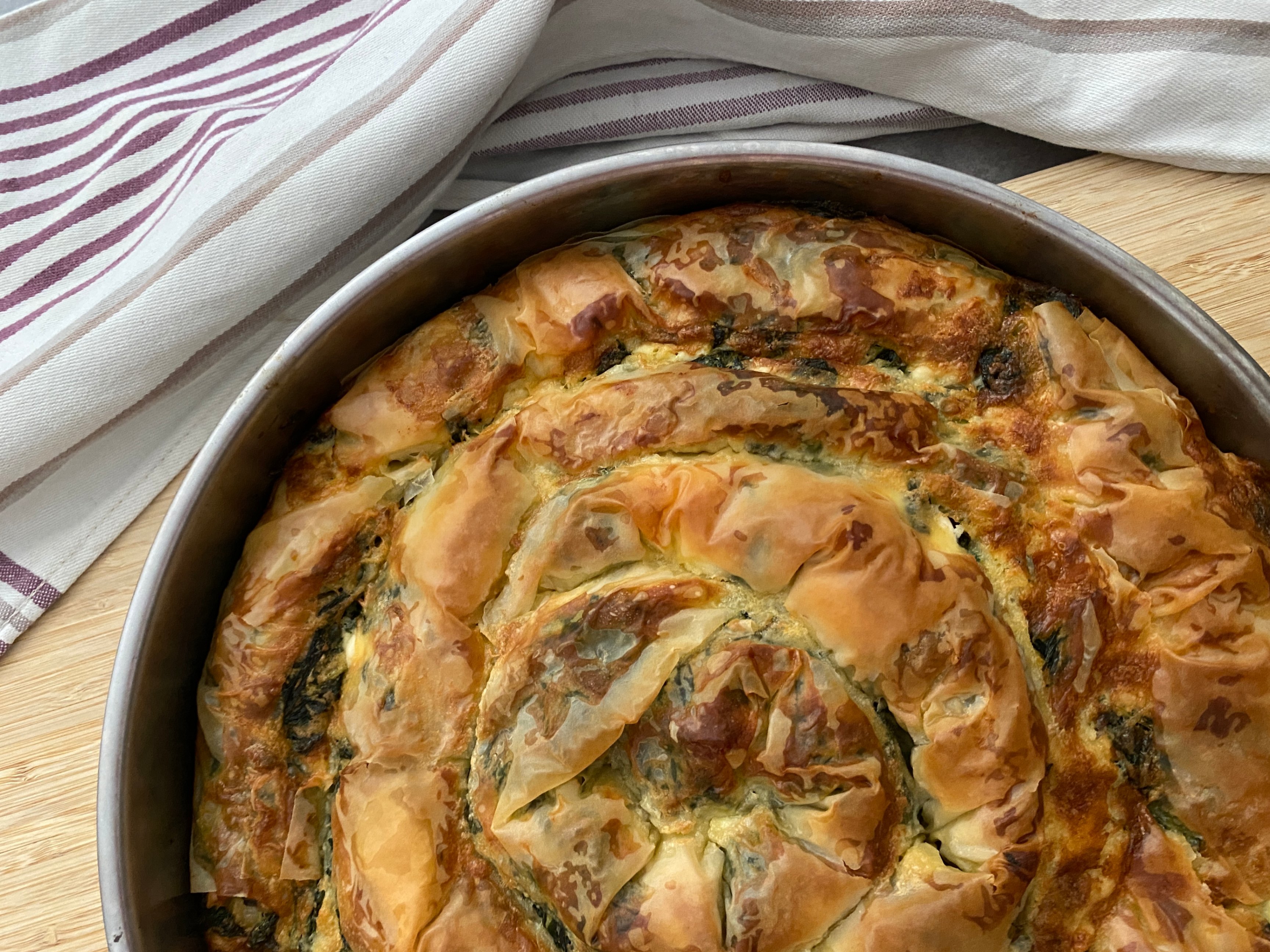 Spinach-Cheese Banitza Recipe Image